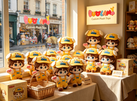 Peluche OEM de haute qualité en tissu doux pour enfants, idéale comme cadeau promotionnel d'entreprise