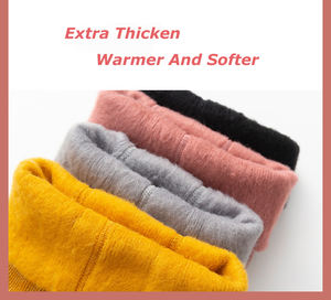 7 couleurs Bébé Enfant Épaissir Chaud Leggings Collants Solide Côtelé Bébé Enfants Hiver Épaisse Toison Collants Collants - Product Image 2