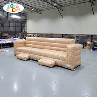 Grande chaise de trône de fête gonflable personnalisée canapé gonflable modèle gonflable publicitaire