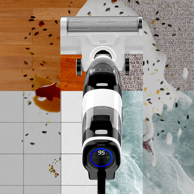 Handheld Cordless Dry and Wet Integrated Vacuum Cleaner Low Noise Multifunctional 3 in 1 Electric Wireless Vacuum Cleaner