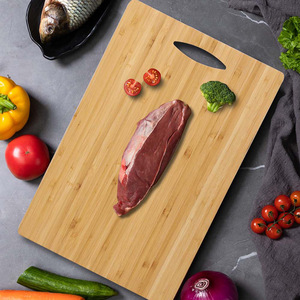 Bamboo cutting board <b>set</b>, household three-piece <b>set</b>, double-sided bamboo cutting board, kitchen trendy <b>set</b>, wholesale, - Product Image 3