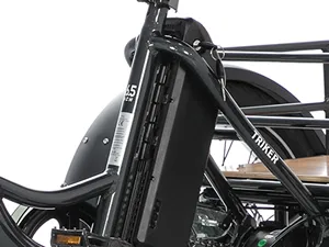 Bicicleta Eléctrica de Carga con Neumáticos Gruesos, Batería LG720Wh, Capacidad de 150 kg, Freno Hidráulico, Suspensión Delantera, Canasta Trasera, Almacén en la UE - Product Image 5