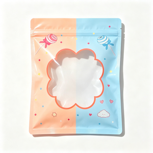 กระเป๋าซิปน่ารักแบบ OEM พร้อมหน้าต่างลายดอกไม้ สำหรับใส่ตุ๊กตาพวงกุญแจ กล่องของขวัญ ของเล่นจิ๋ว ของตกแต่ง ร้านค้าบูติก - Product Image 2