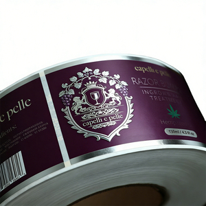 Etichette per <span class=keywords><strong>Vino</strong></span> Personalizzate con Stampa in Lamina d'Oro, Adesivi in Carta Speciale, Etichette di Lusso per Bottiglie di <span class=keywords><strong>Vino</strong></span> <span class=keywords><strong>Rosso</strong></span> - Product Image 6