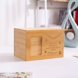 Urnas de Memória para Animais de Estimação em Madeira Ecológica, Urnas para Cães e Gatos com Porta-Retrato - Product Image 2