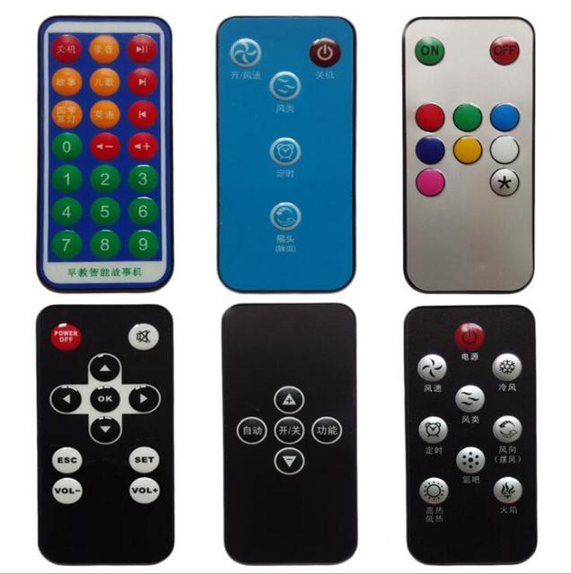 Customized Code 1-21 Keys IR Remote Controller for Fan Camera LED Light