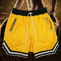 Wholesale Sublimation Cotton Polyester Sports Shorts Breathable Gym Mesh Basketball Men's Shorts Custom