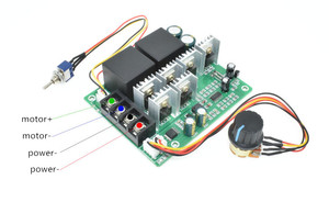Taidacent Về Phía Trước Xoay 40A <span class=keywords><strong>12</strong></span> <span class=keywords><strong>Volt</strong></span> Biến Trở Chuyển Dimmer Động Cơ DC Chiết Áp để Kiểm Soát Tốc Độ Động Cơ - Product Image 2