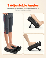Masseur pour les pieds et les mollets 2 en 1 avec panneau de commande et télécommande sans fil à chaleur par vibration Slim Machine