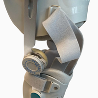Orthèses en acier de fixation de pied de cheville de genou réglable de haute qualité pour adultes fixateur de jambe de membre inférieur pour la physiothérapie