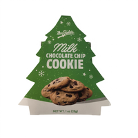 Boîtes d'emballage en carton biodégradable OEM de haute qualité avec gaufrage et feuille d'or scintillante - Forme de sapin de Noël