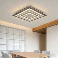 Plafonnier LED carré moderne, luminaire minimaliste pour chambre à coucher, salon, cuisine