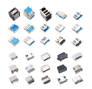 Connecteurs USB Type <span class=keywords><strong>C</strong></span> Femelle à extrémité plate encastrée 1.8 P/N(104013152) Remplacement compatible avec les connecteurs Molex TE JAE JST - Product Image 5