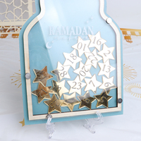 Nouveaux designs de cadeaux de l'Aïd, calendrier de compte à rebours du Ramadan, dôme, boîte à souvenirs du Ramadan, compte à rebours jusqu'à l'Aïd, pot sur pied