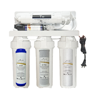Système de filtration d'eau domestique sans pompe à osmose inverse à 5 étapes sous évier, eau potable par osmose inverse 220V, composants PLC essentiels
