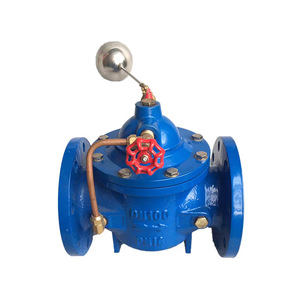 Vanne de régulation de niveau hydraulique Jiangsu Lianghe 100X-16Q DN50-DN200 à flotteur à distance pour réservoir d'eau/tour de distribution - Product Image 1