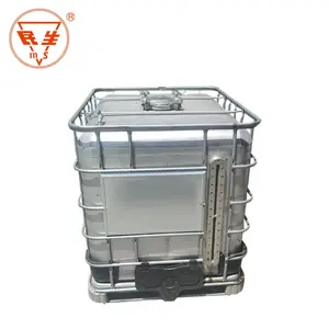 1000L 275 גלון נירוסטה מים ibc tote טנק