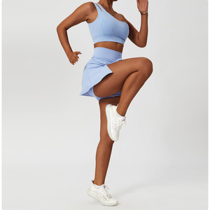 Vêtements de sport d'été pour femmes Jupe de tennis courte Jupe de sport à séchage rapide - Product Image 6