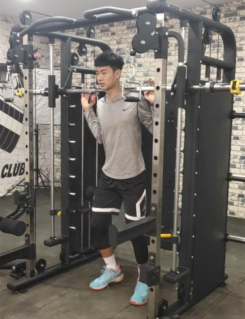 スミスマシン 80kg * 2ウェイトスタックケーブルクロスオーバーマルチスミス