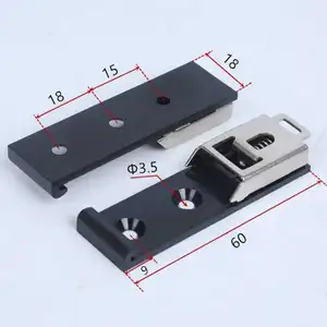 Rail Montageset, 35Mm Din Rail Vaste Klem Bevestigingsclip Met 18Mm/14Mm Voor Din-Rail Producten