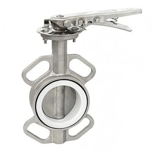 Tùy chỉnh DN50 thép không gỉ wcb đúc Hướng dẫn sử dụng Van bướm Wafer kết nối 10 Bar áp lực đánh giá hiệu suất cao EPDM - Product Image 5