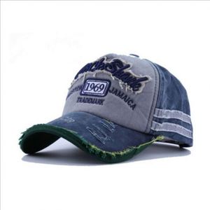 Casquette de baseball en coton à 6 panneaux, broderie personnalisée, style vintage vieilli, unisexe, vente en gros - Product Image 4