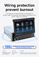 Autoradio Android BQCC 7 pouces, simple DIN, lecteur multimédia MP5, navigation, sortie vidéo, écran RGB, type-C, autoradio pour véhicule