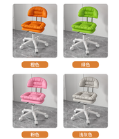 Ensemble Chaise de Manucure Professionnelle Luxe pour Salon de Manucure, Meuble Tabouret Manucure Combiné avec Chaise Roulante en Cuir
