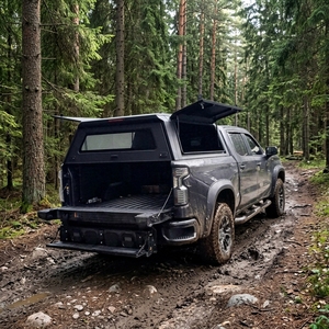 Couverture de benne rigide électrique rétractable et pliante pour <span class=keywords><strong>Ford</strong></span> <span class=keywords><strong>Maverick</strong></span> <span class=keywords><strong>2022</strong></span>-2026, en alliage d'aluminium, étanche et verrouillable, pour benne de 4,5 pieds - Product Image 3