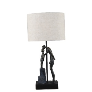 Lámpara de mesa con base de resina de estatua de estilo minimalista moderna creativa decoración interior personalizada de calidad garantizada - Product Image 1