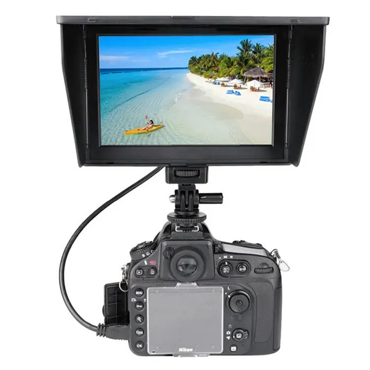 SDI-Monitor de vídeo portátil 1080 P Full HD, montaje de cámara DSLR, 7 pulgadas