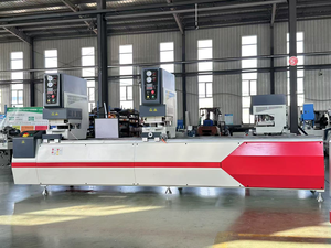 Máquina de soldadura sin costuras de dos cabezales y dos lados para la fabricación de ventanas y puertas de PVC - Product Image 3