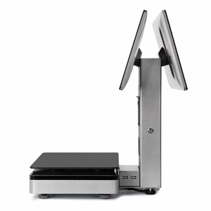 Doble pantalla táctil de 15,6 pulgadas, báscula AI POS, caja registradora inteligente POS, báscula de pesaje con impresora térmica de 58mm <span class=keywords><strong>para</strong></span> verduras al por menor - Product Image 6
