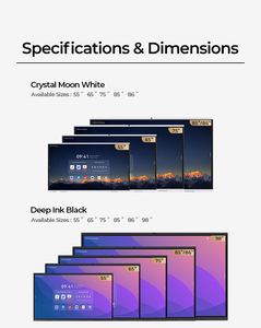 4K All-in-One Touch Screen Digital Smart <strong>Board</strong> 65/75/85/86/98/110 Inch Interactive Whiteboard Android Windows 48MP Camera 3-Year - Product Image 3
