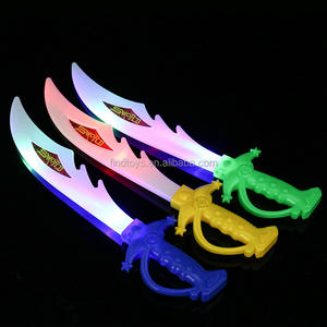 キッズライトアップおもちゃコスプレ小道具武器LED点滅刀斧メイスバトン - Product Image 3