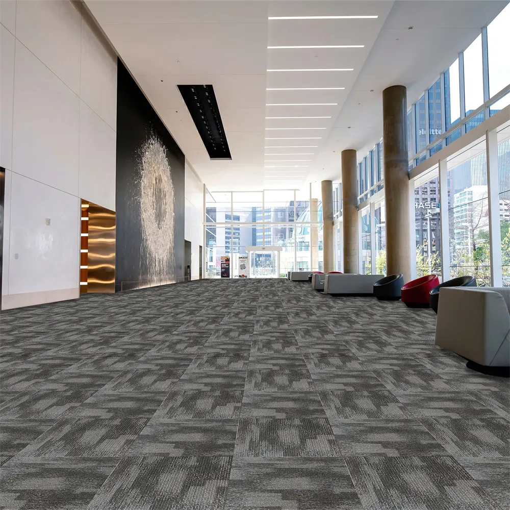 3d gedruckte Teppich quadrate kommerzielles Büro Teppichboden Teppiche Fliesen 50x50 Boden Zimmer