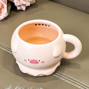 Cốc sứ dễ thương, cốc nước hình chú heo nhỏ, đáng yêu và thiết thực - Product Image 1