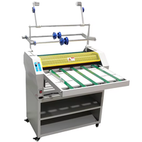 SMFM650A pas de bulle pas de taches blanches A1 grande taille Machine de stratification manuelle numérique Double face avec fonction d'enroulement automatique