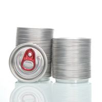 202eoe 202sot Couvercle à anneau de fermeture en plastique et aluminium pour canettes, à ouverture facile, pour boissons