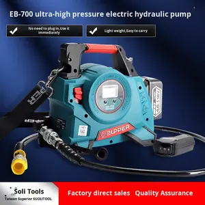 Piccola stazione di pompa di olio idraulico ricaricabile portatile EB-700 pompa ad alta pressione 70 megapascal batteria al litio pompe idrauliche - Product Image 6
