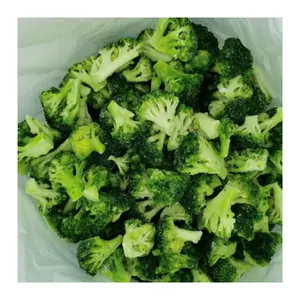 Prix de gros casher haute qualité grade A IQF riz fleuron de brocoli vert frais congelé en stock échantillon gratuit