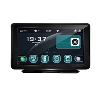 Écran tactile capacitif IPS LCD 7 pouces, CarPlay, Android Auto, Wi-Fi intégré, résolution 1024x600, caméra portable