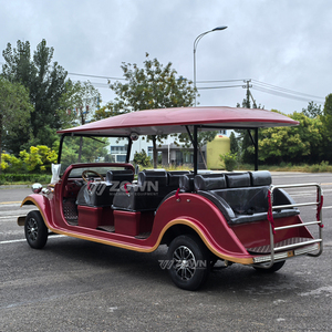 Coche Eléctrico Clásico Retro Vintage con Toldo para Servicio de Turismo en Parques y Castillos - Product Image 1