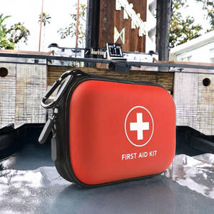 Estuche de Primeros Auxilios Personalizado de 101 Piezas, Certificado CE, Resistente al Agua, Carcasa Rígida de EVA, 20x14cm, para Viajes, Aire Libre, Hogar, Oficina, Camping - Product Image 3