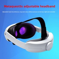Sangle de tête VR réglable et confortable, bandeau de remplacement léger pour casque VR Meta Quest 3 Quest 3S, accessoires