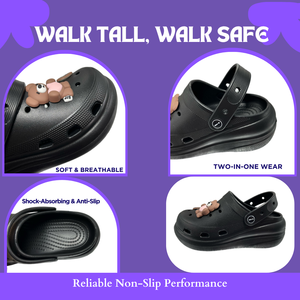 Sabots de jardin en EVA durables et résistants, semelle épaisse de 7 cm, chaussures souples et respirantes pour femmes, imperméables et antidérapantes, été - Product Image 2