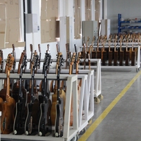 All Solid Acoustic Guitar 40 Inch Thinbody Florentine Cutaway Bear Claw Spruce Walnut Acoustic Guitar High End Guitar