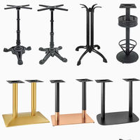 Prix DDP USA - Table de restaurant pliable traditionnelle antique avec cadre en fer et plateau en bois, pour hôtels commerciaux et repas en extérieur