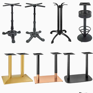 Antique Style Durable Steel Restaurant <b>Table</b> <b>Legs</b> for Hotel & Outdoor Dining Cast Iron Cafe <b>Table</b> Base Wholesale - Product Image 2
