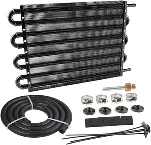 Nuovo Radiatore a Tubi a 8 File per Trasmissione Auto, Parti Anti-Surriscaldamento, Kit di Modifica Manuale per Trasmissione Auto 5/16" - Product Image 1